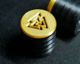 Boutons de guitare Opus - Sigil doré Valknut