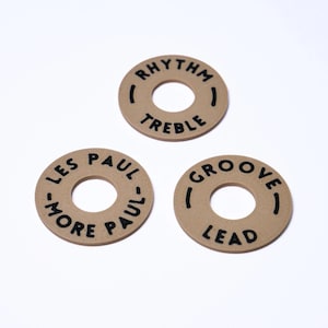 Placa de interruptor de palanca de guitarra personalizada para Gibson Les Paul - Crema oscuro
