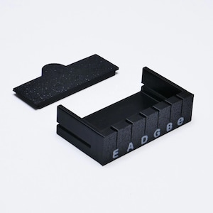 Guitar Nut Slot Guide Jig for 43mm Nuts, Proportional String Spacing