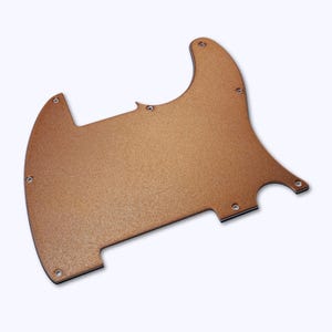 Custom Esquire Telecaster Pickguard (8 otworów) - seria Artisan - teksturowana miedź Sedona
