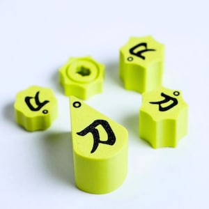 Custom Boss Katana Knobs - Green Fluted (Full Sets for 50, 100, Artist)