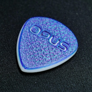 Opus Skalm VALKORE™ - Purple and Blue Quilted Handmade Guitar Pick