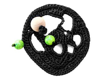 Lace Jewelry Brooche. Brooche Freeform Crochet Brooch. Crochet Jewelry