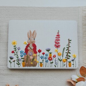 Kaninchen Stickerei für MacBook Hülle, Floral Laptop Hülle Macbook Neo 13 Fall pro 13 14 16 Luft 13 Luft15 Computertasche M1 M2 M3 M4 M5
