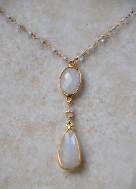 Gold filled double teardrops