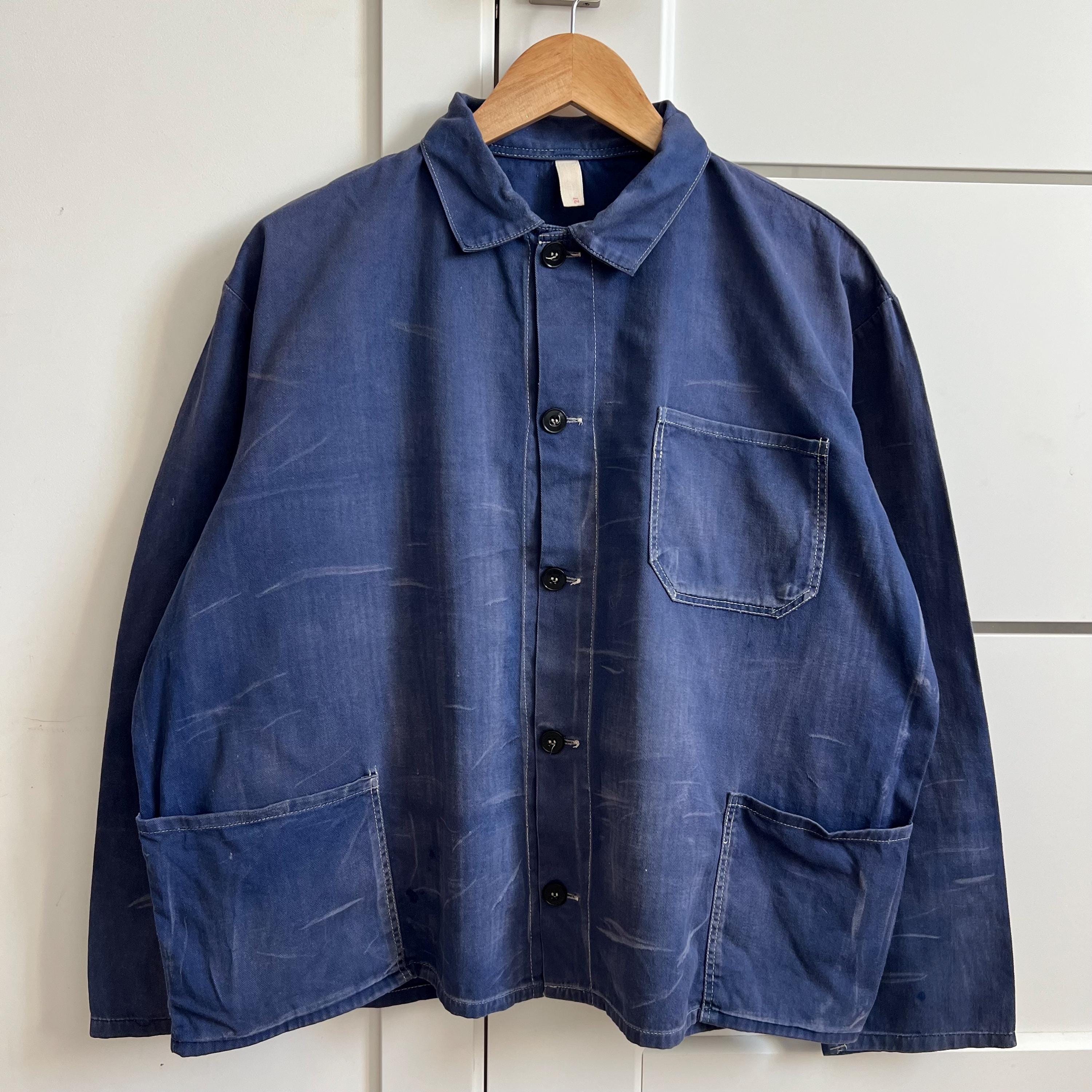 40〜50's French Twill Jacket crazypattern French Army 1950s