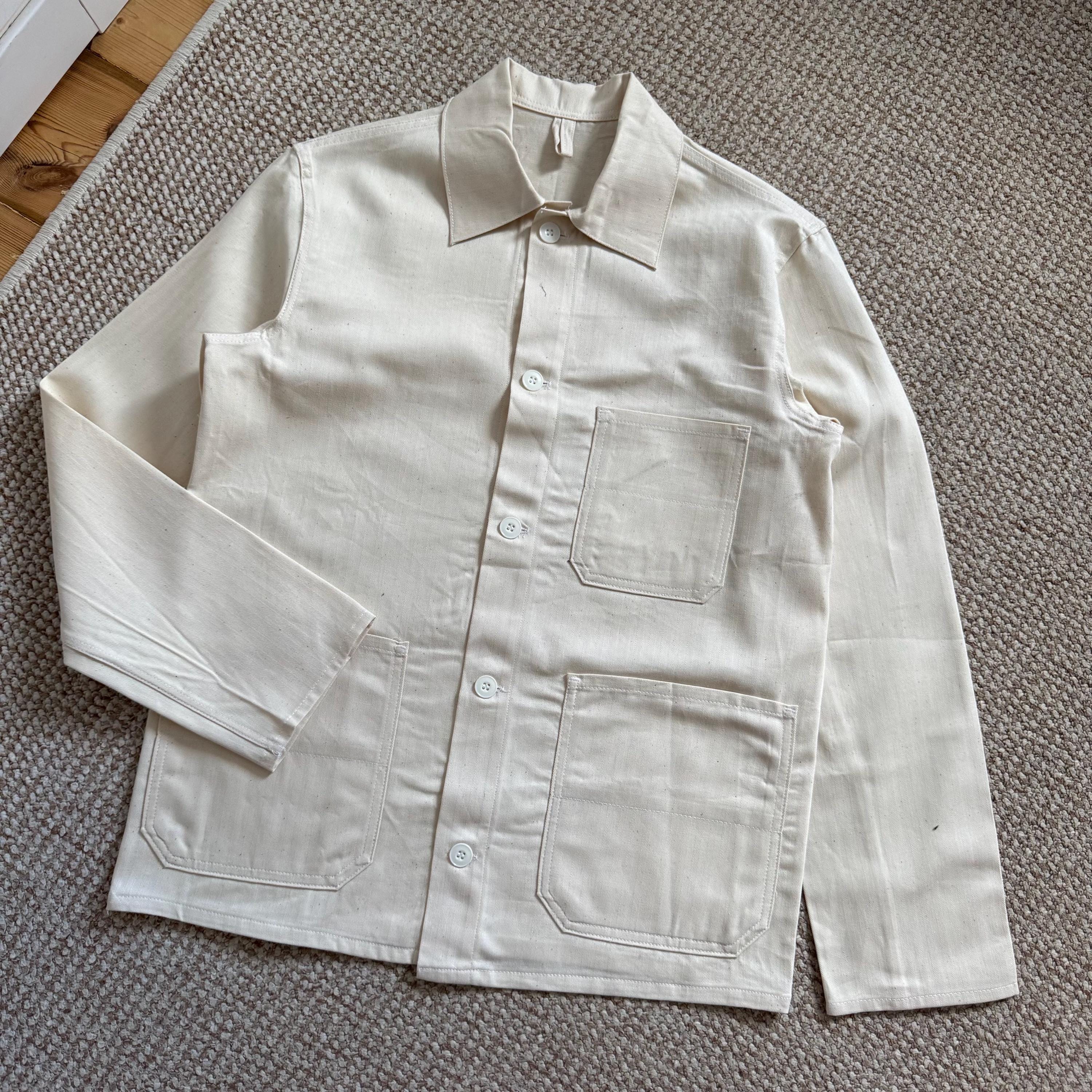 Vintage German Herringbone Twill Work Jacket - Etsy
