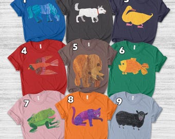 Personalized  Brown Bear Birthday Shirt, Brown Bear First Birthday, Brown Bear Family Birthday, Brown Bear Birthday Party SLTO05