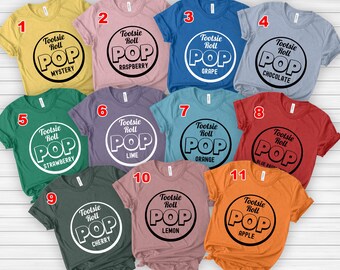 Halloween Costume Group Shirts, Sucker and Lollipop, Halloween Teacher Shirts, Candy Costume Shirts, Tootsie Matching Group Shirt UL3A10