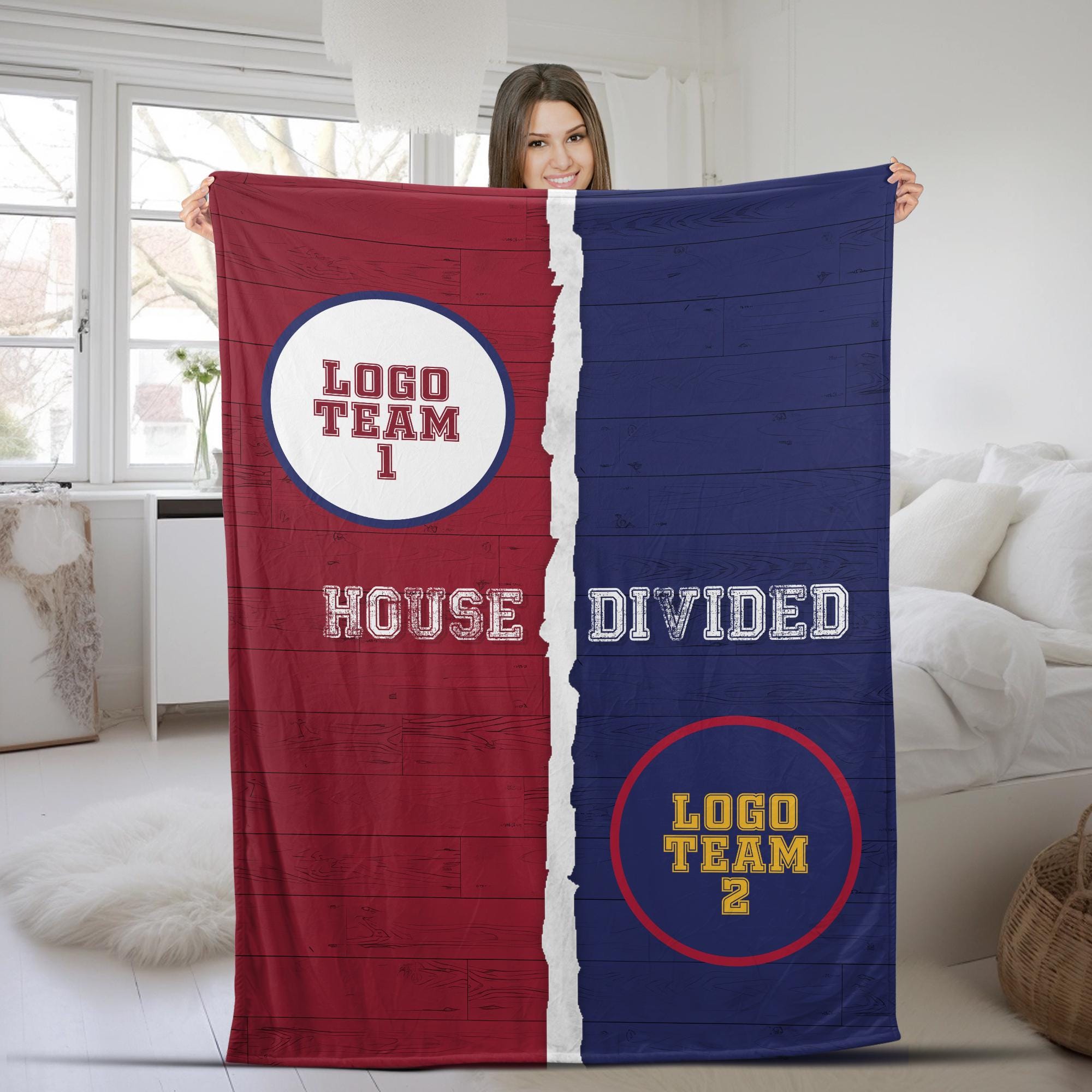 WinCraft House Divided Flag - Buffalo Bills Vs New York Jets Rivalry Banner, 3x5 Feet, Officially Licensed - View #7