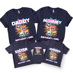 Super Kitties Birthday Shirts, Hero Kitties Birthday Family Shirts, Super Cats Shirts, Birthday Gifts Shirts, Birthday Party Shirts SK1407