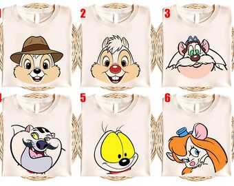 Rescue Rangers Shirt, Chip and Dale Shirt, Disney Characters Shirt, Disney World Shirt, Disney Group Shirt, Disney Vacation Shirt UN2O01