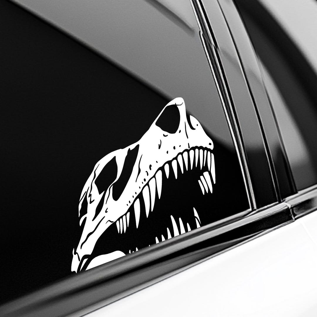T Rex Ranch Sticker T-rex Ranch Peeker Peeker Sticker Car, T-rex Ranch Peekaboo Window ...
