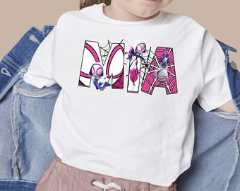 Custom Name Spidey and His Amazing Friends Family Matching Shirt, Spiderman Hero Theme Shirt, Hero Party Tee, Spidey Birthday Gift UNY202
