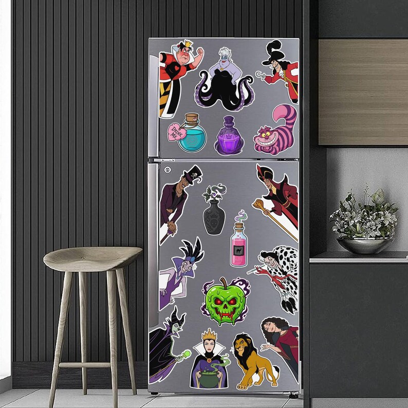 Personalized Villains Disney Cruise Line magnet, Maleficent Ursula Cruella Evil Queen Hade Villains Poison magnet, Villains Cruise UNA202 image 3