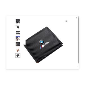 BMW // M Auto Logo | Schwarze Brieftasche Neu und Kartenhalter PU-Leder Klassische Brieftasche, Herrengeschenk für Ihn |  Vatertag, Geburtstagsgeschenk | Geschenk Papa