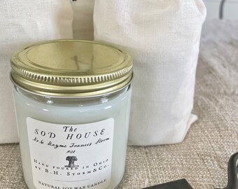 The Sod House - No. 6 Mayme Frances (Hand poured soy wax candle)