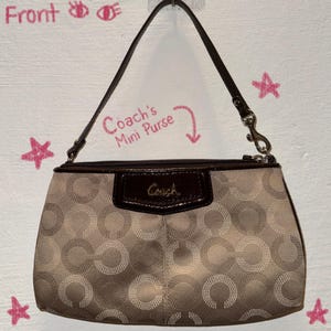 Vintage Coach Mini Pouch - Etsy