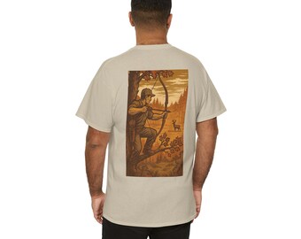 Vintage Hunter Graphic Tee, Outdoor Apparel, Cool T-Shirt for Nature Lovers, Gift for Hunters, Adventure Wear