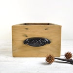 Rustic Wood Box / Storage Box / Vintage Drawer / Old Wood Drawer / Industrial Storage