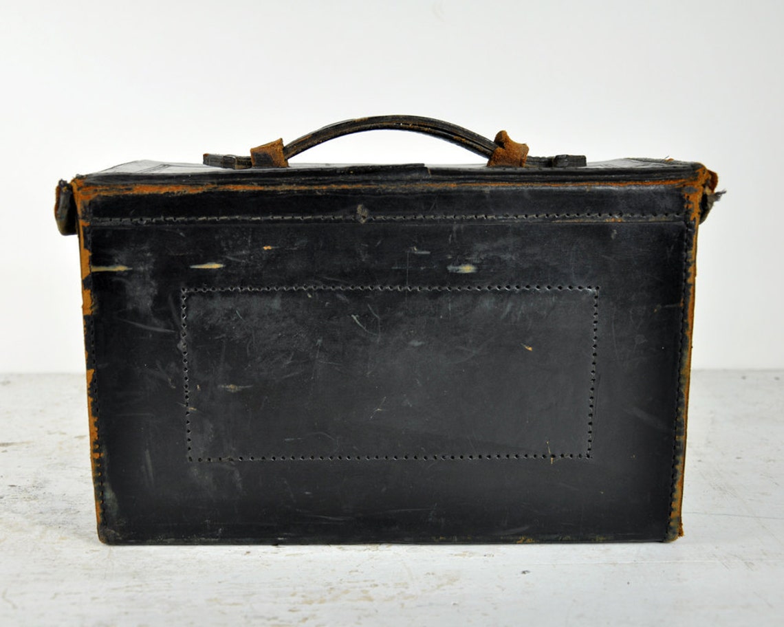 Vintage Leather Camera Case / Vintage Camera Bag / Black Etsy