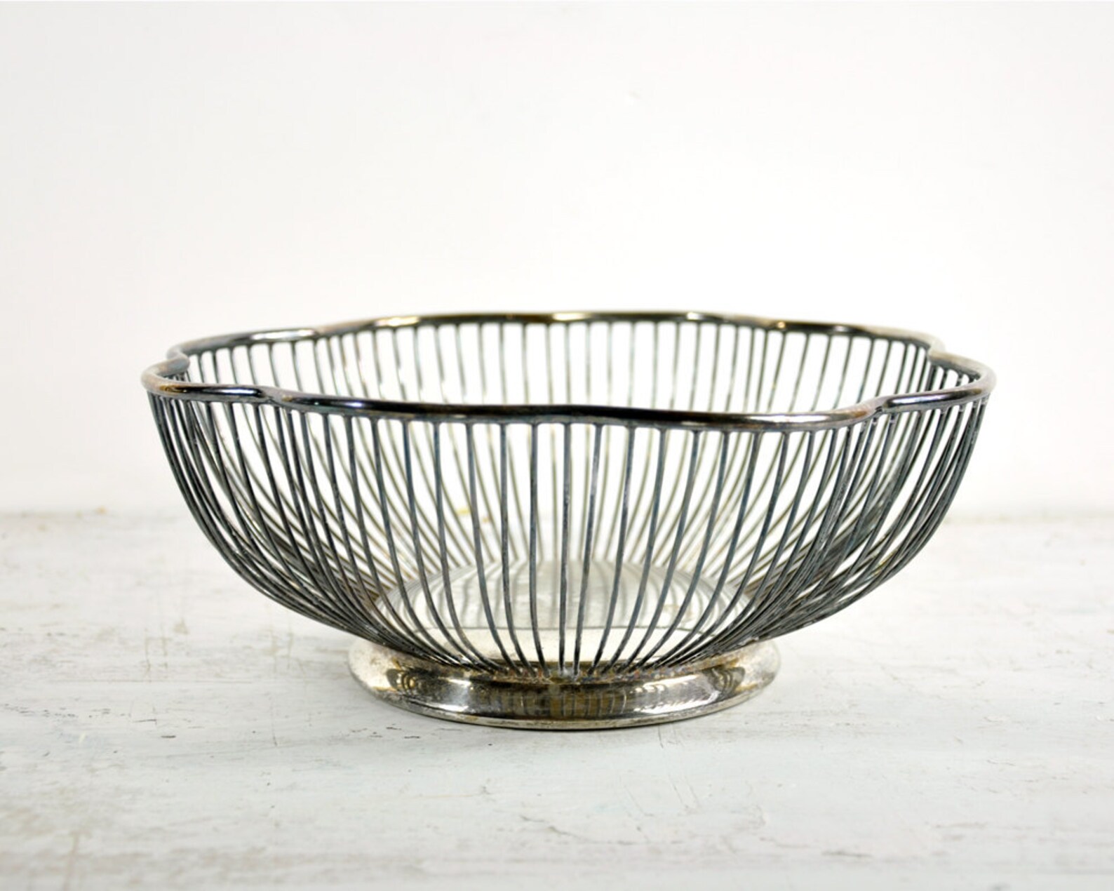 Vintage Gorham Silver Plate Bread Basket Etsy