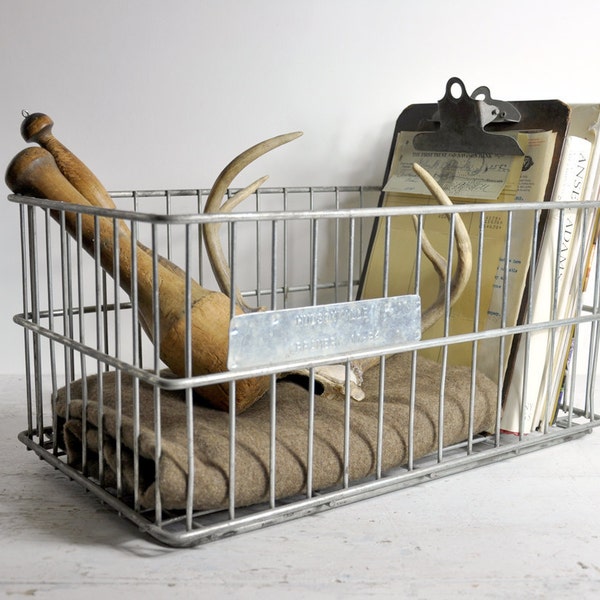 Vintage Metal Basket
