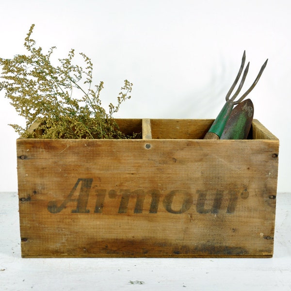 Vintage Rustic Divided Box