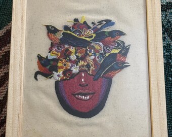 Sianvar - Stay Lost album hand embroidered artwork