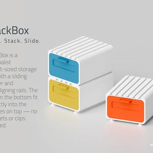 Stapelbox: stapelbare opbergdozen