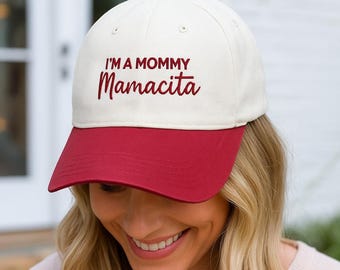 Embroidered I&#39;m a Mommy Mamacita Hat, Mommy Mamacita Love Island Cap , Love Island Mommy? MAMACITA Inspired Cap, Mommy Mamacita Cap
