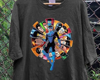 Comfort Color Limited Invincible Mark Superhero T Shirt, Unisex Shirt, Graphic Tee, Superhero Costume, Comic Book Fan Gift Mineral Wash