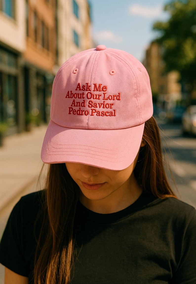 Embroidered Pedro Pascal Fan Hat, Cool Mom Hat, Movie Lover Gift, Pedro ...
