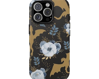 Dragon Flower Phone Case for Fantasy Dragon, Phone Case Gift for Book Lovers, Book Phone Case iPhones Compatible Case Whimsical