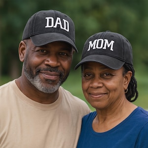 Personalized Embroidery Baseball Hat | Custom Dad Mom Cap | Gift For New Dad Mom Grandpa Grandma | Pregnancy Announcement