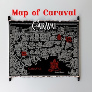 Mapa de Caraval - Pergamino hecho a mano - Mapa de libro legendario, Mapa de la Isla de los Sueños, El mejor regalo para los amantes de la lectura, Isla Caraval, Mundo de Caraval