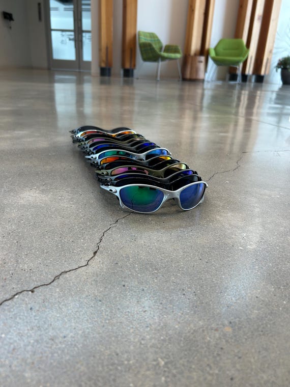 Fight Club y2k Tyler Durden Brad Pitt Reflective Metal frame vintage sunglasses bicycle running track snowboard ski