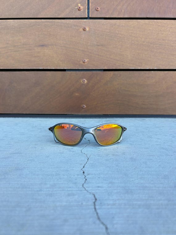 Fight Club y2k Tyler Durden Brad Pitt Reflective Metal frame vintage sunglasses bicycle running track snowboard ski