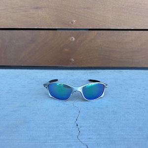 Fight Club y2k Tyler Durden Brad Pitt Reflective Metal frame vintage sunglasses bicycle running track snowboard ski