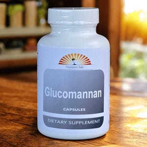 Glucomannan Konjak-Kapseln - jeweils 500 mg