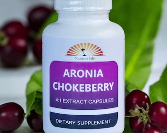 Cápsulas de extracto de bayas de aronia 4:1