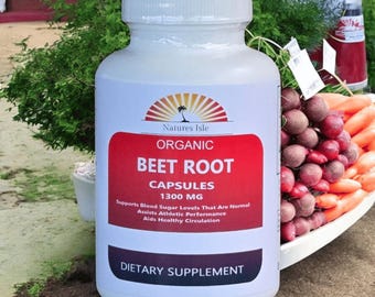 Rote Beete Kapseln - Bio - 1300MG