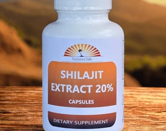 Shilajit Extract 20% Capsules