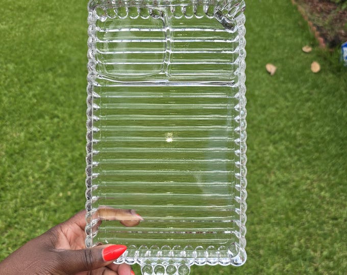 Vintage Crystal Rolling Tray