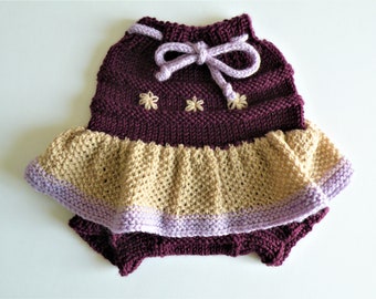 Couche-culotte en laine jupe bébé couche-culotte en laine Trempette couche-culotte en laine Wrap laine Nappy couverture taille petit prêt à expédier