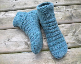 Gemütliche Wolle Nylon Hausschuhe Chunky Hand Gestrickte Kurze Socken Damen Haus Winter Wolle Hausschuhe Socken, Geschenk für Sie, Mutter, Schwester, Frau