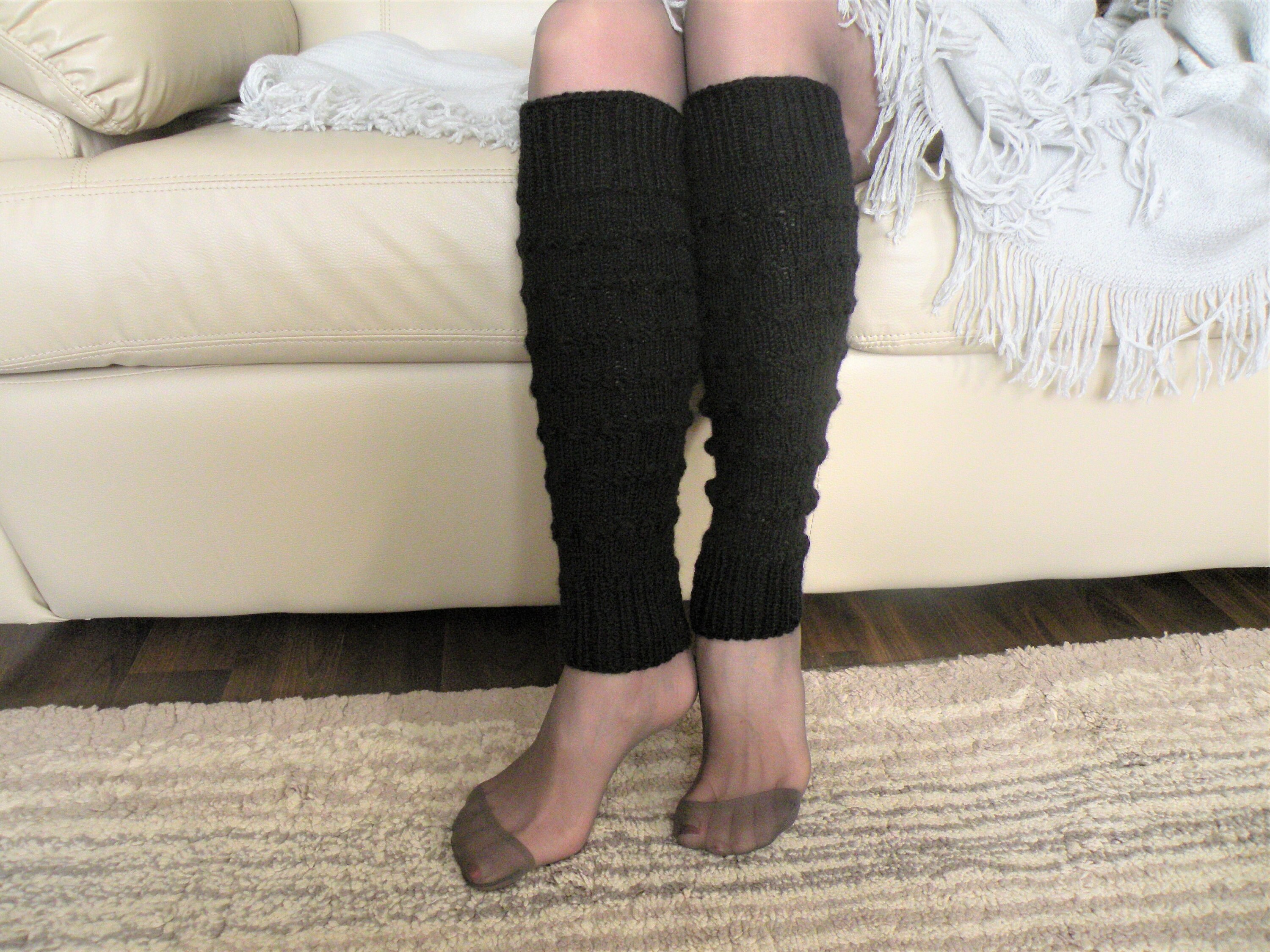 Wool Leg Warmers Ballet Leg Warmers Boot Sleeve Leg Warmers Women Long Leg Warmers Dance Leg