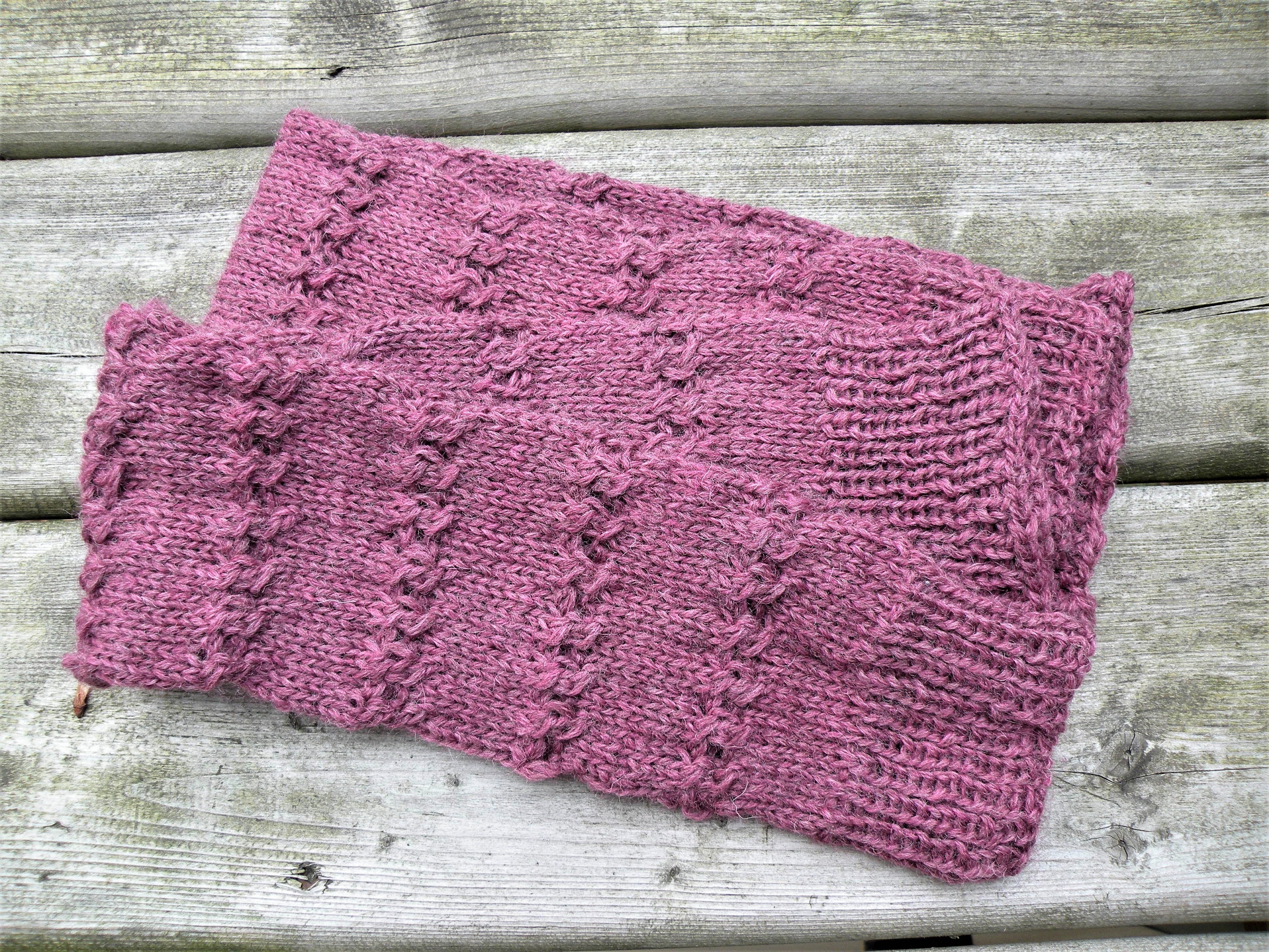 Wool Leg Warmers Pilates Socks Boot Sleeve Leg Warmer Hand Knit Yoga