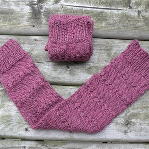 Wool Leg Warmers Pilates socks Boot sleeve leg warmer Hand Knit Yoga accessories Long leg warmer Dance leg warmers Cozy knit cuffs