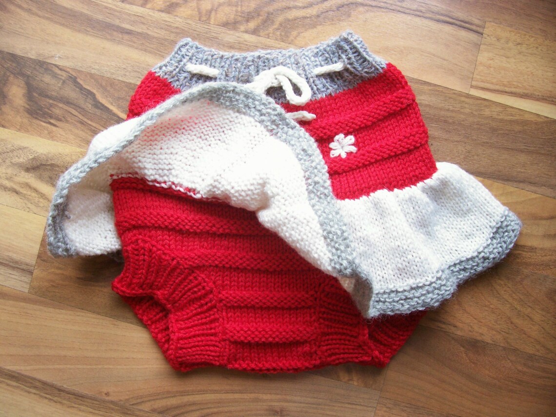 Hand Knitted Wool Cloth DiaperCover Skirt Soaker Wool Nappy Etsy